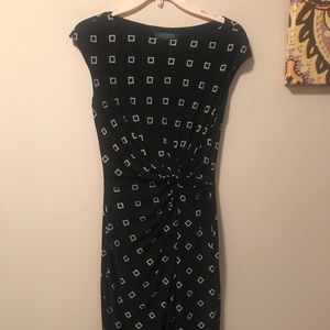 Ralph Lauren sheath twist detail dress